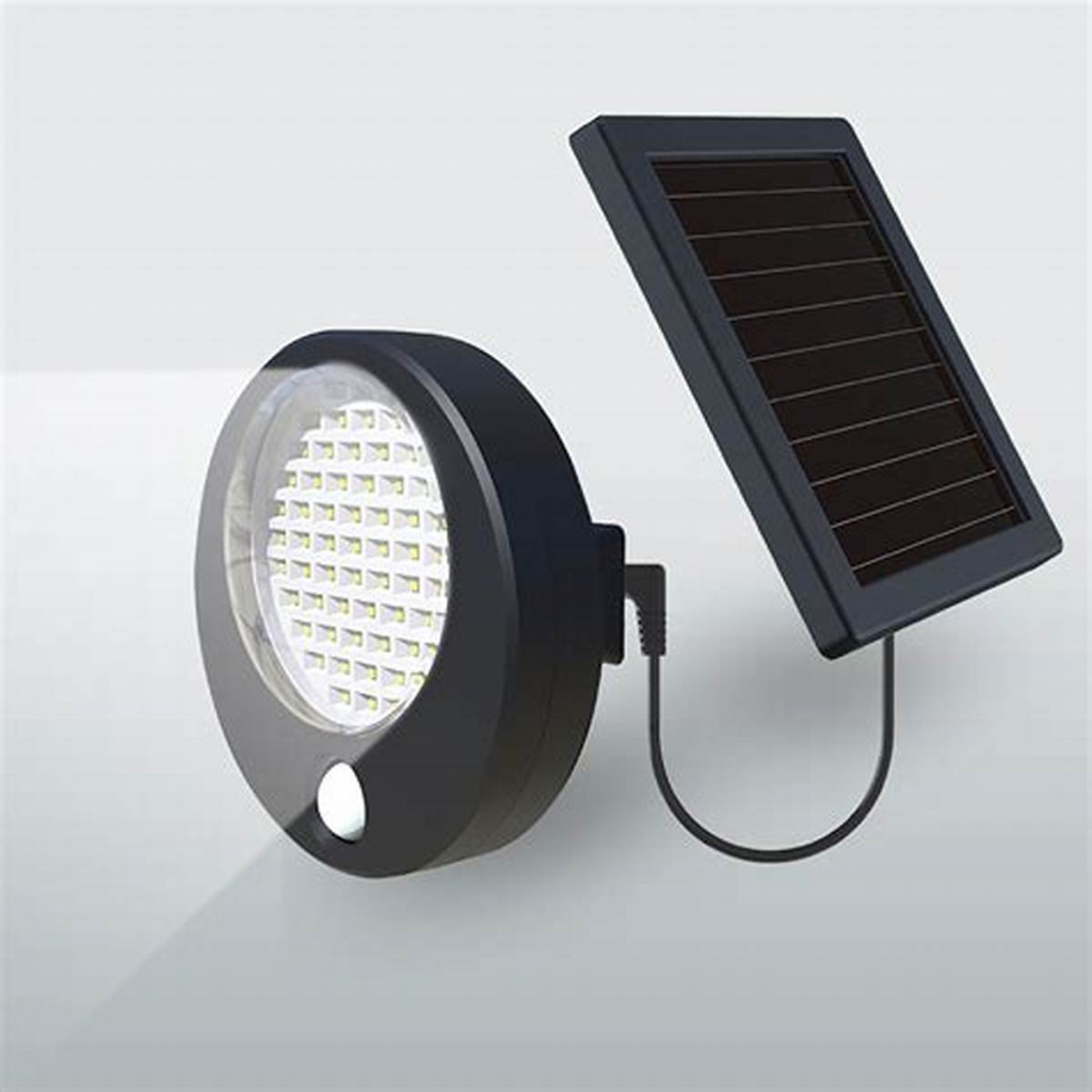 Luce solare montata