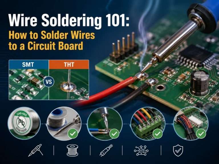 Wire Soldering 101 How to Solder Wires to a Circuit Board